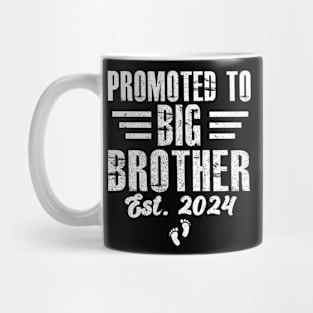 Promoted to big brother est. 2024 for pregnancy or new baby Mug